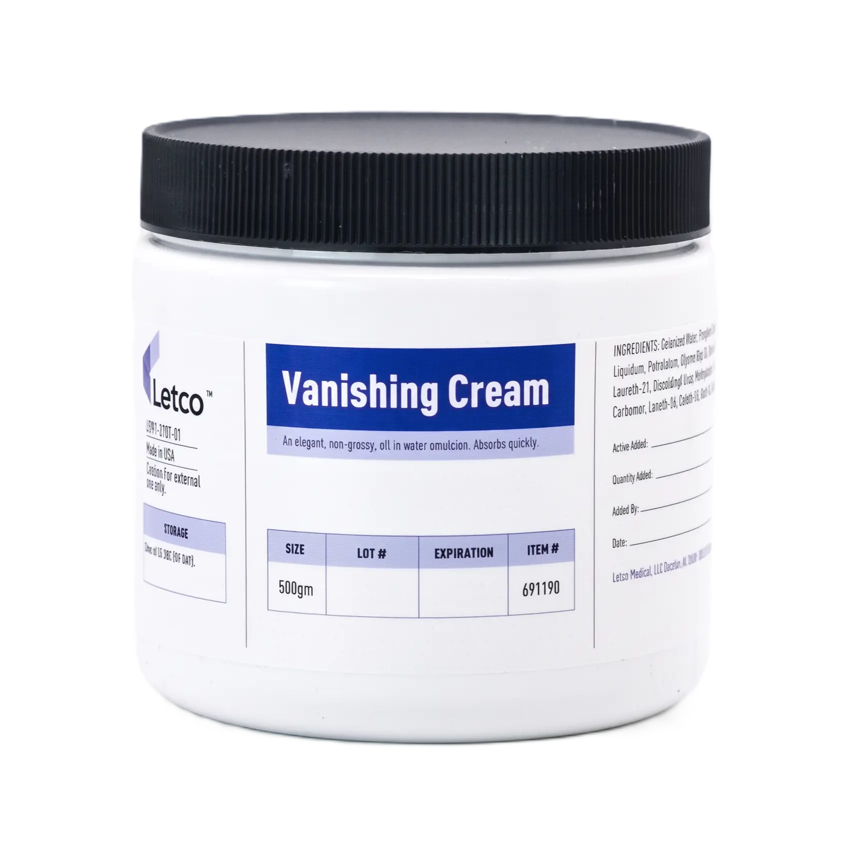 Vanishing Cream compounding base