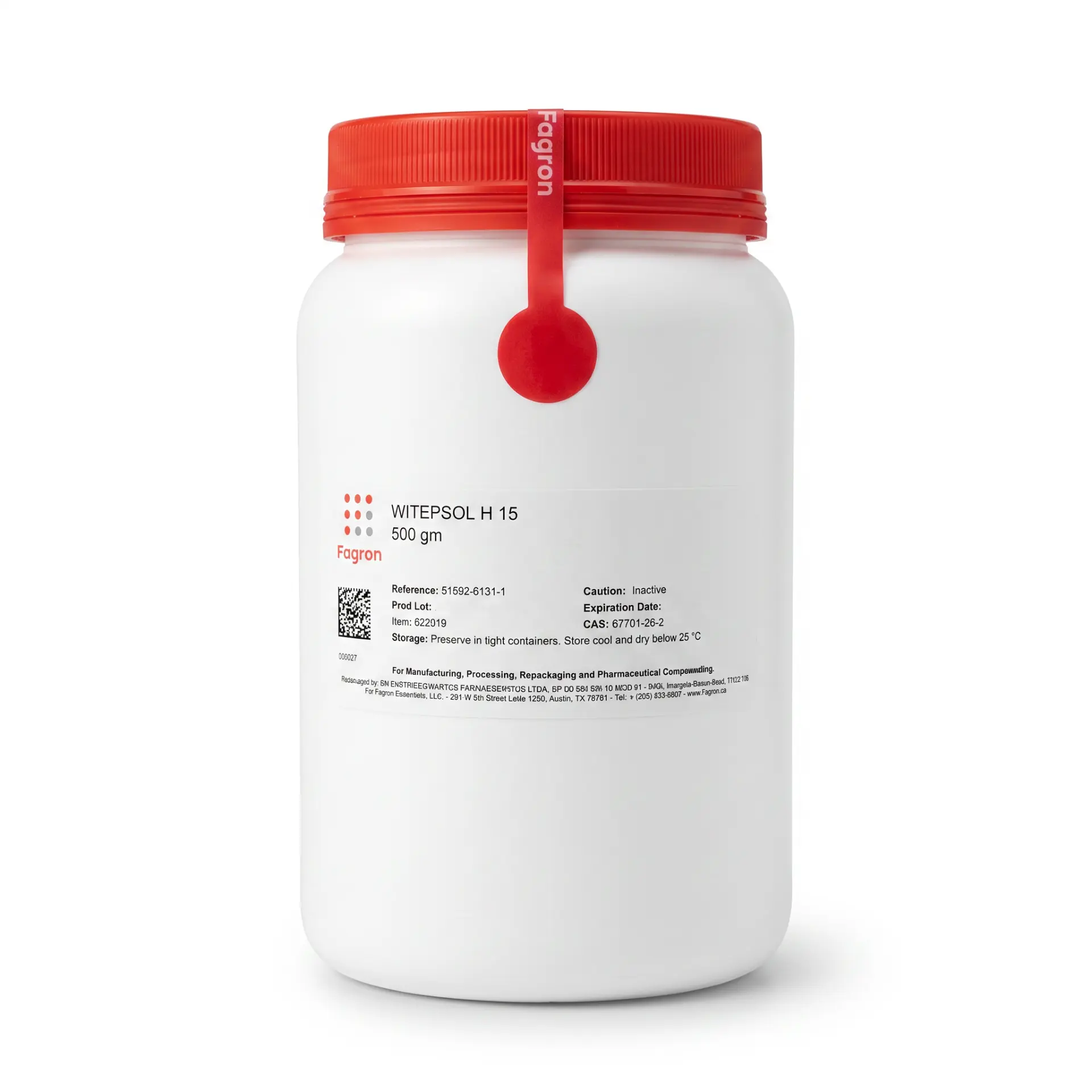 Witepsol H15 compounding base