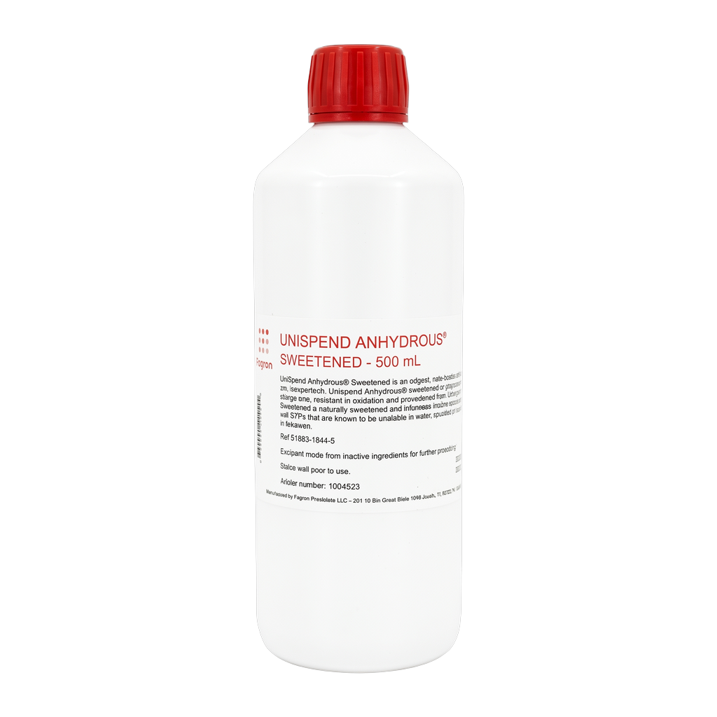 UniSpend Anhydrous Sweetened compounding base